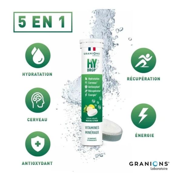 Hydrop Vitamines et Minéraux - 20 comprimés