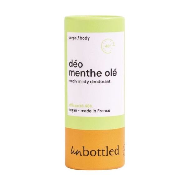 Unbottled déodorant Menthe Olé 50g