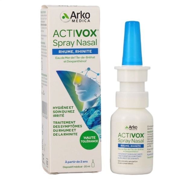 Activox Spray Nasal Rhume Rhinite - des 2 ans - 20 ml