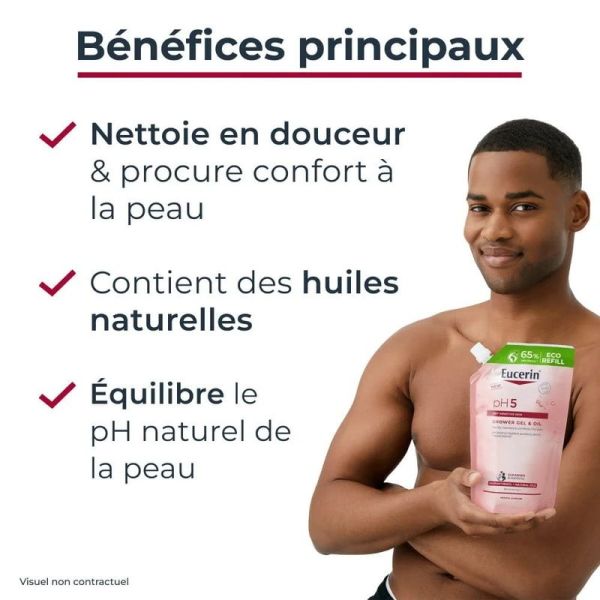 pH5 Gel-Huile de Douche Éco-recharge - 400 ml