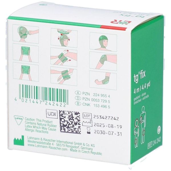 Filet tubulaire très élastique Tg Fix - Taille C, 1 bandage 4 m