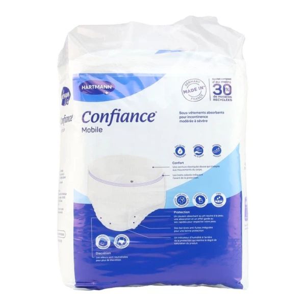 Confiance Mobile Slip 8 gouttes - Taille S (sachet de 14)