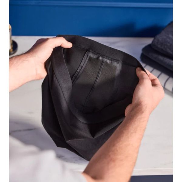 MEN PROTECTIVE BOXER - Boxer de Protection Lavable - Noir - Taille M, 1 unité