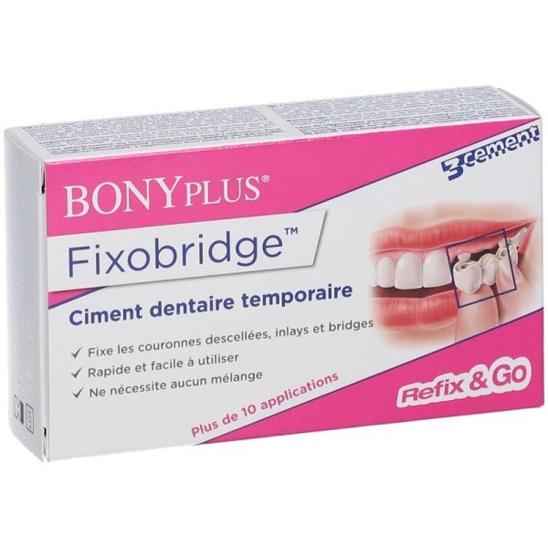 Bonyplus Fixobridge Ciment Dentaire Temporaire - 7 g