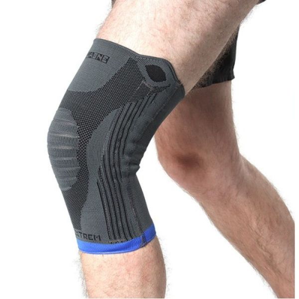 GenuExtrem Genouillère Élastique Proprioceptive à Renforts Latéraux - Gris, Taille 1