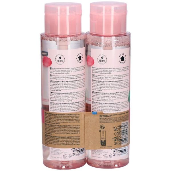 Eau Micellaire Demaquillante Apaisante VERY ROSE - Lot de 2 - 2 x 400 ml