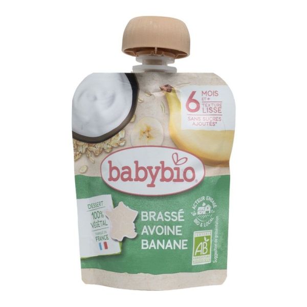 gourde Brassé Avoine Banane bio - 85 g