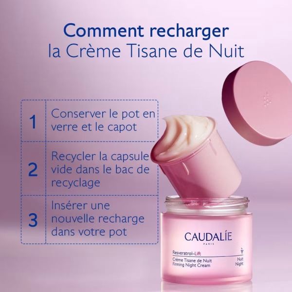 Recharge Crème Tisane de Nuit RESVERATROL-LIFT - 50 ml