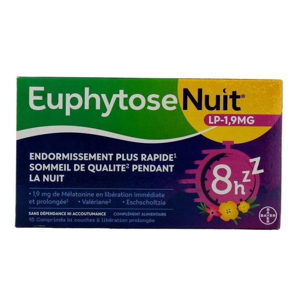 Euphytose Nuit LP 1,9mg - 30 comprimés