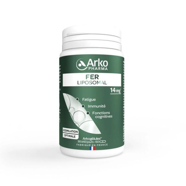 Fer Liposomal Arkogélules - 60 gélules
