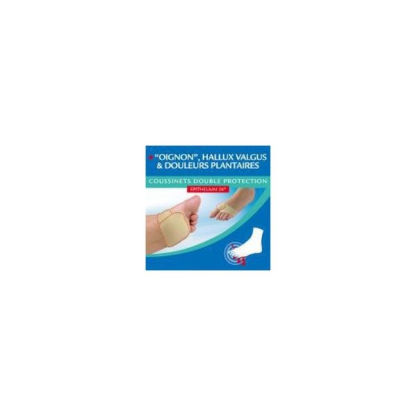 Coussinets Double Protection Hallux Valgus - Taille L, 1 paire