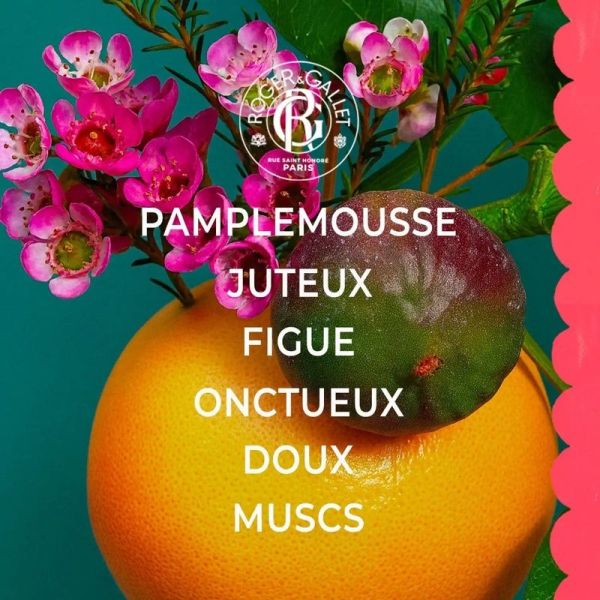 Coffret Eau Parfumée Bienfaisante Fleur de Figuier - Parfum Solide Bienfaisant Rose - 100 ml + 5 g