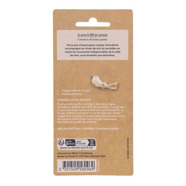Sanodiane Coupe-ongles Manucure Récupérateur - Mat