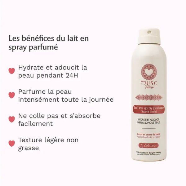 Lait en Spray Parfumé au Sweet Litchi - 200 ml