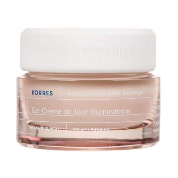 Korres Rose Sauvage gel-crème hydratant & illuminateur 40 ml