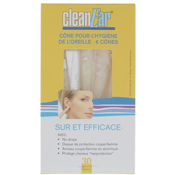 Cône pour hygiène oreille - 6 cônes