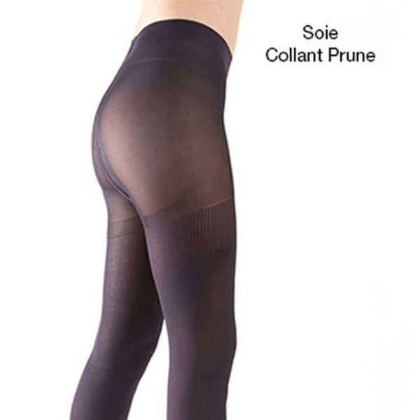 Naturel Soie Collant de Contention Classe 2