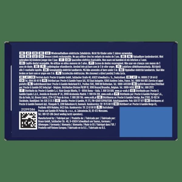 iO Kids Marvel Spiderman Brosse à dents électrique, 1 brossette, 3 modes avec mode douceur pour enfants