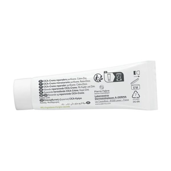 CICA-Creme reparatrice assainissante Dermalibour+ - 15 ml