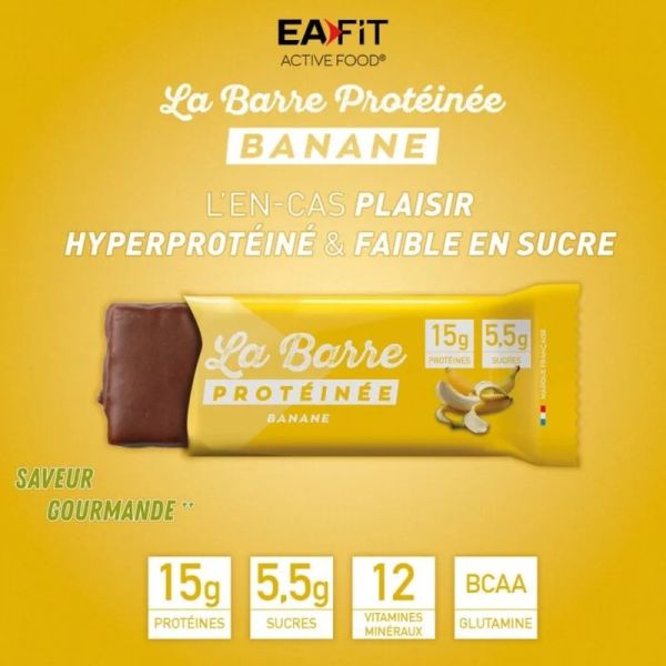 La Barre Protéinée Banane - Unité