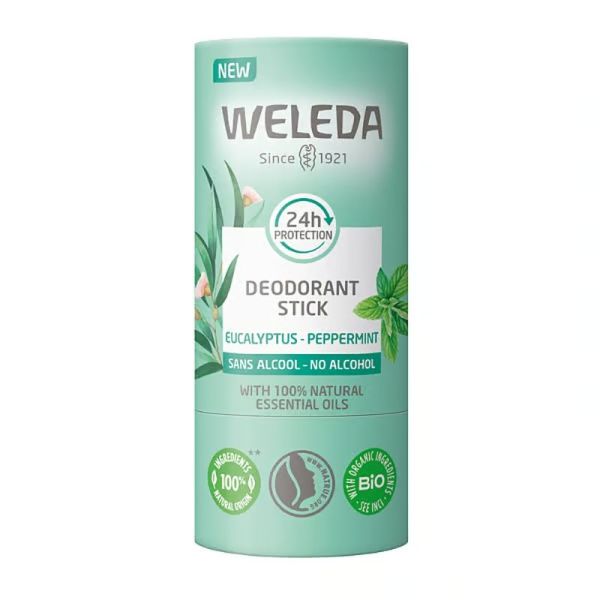 Déodorant solide 24H Eucalyptus Menthe poivrée - 50 g