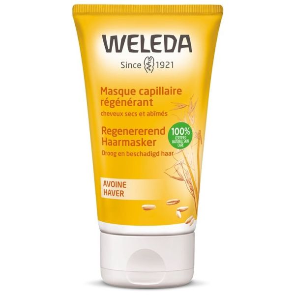 Masque Régénérant Cheveux Secs et Abîmés à l'Avoine - 150 ml