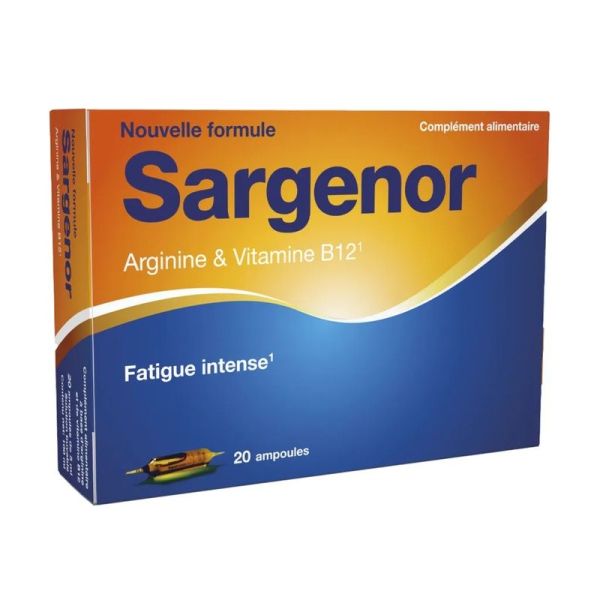 Arginine et Vitamine B12 ampoules - 20 ampoules