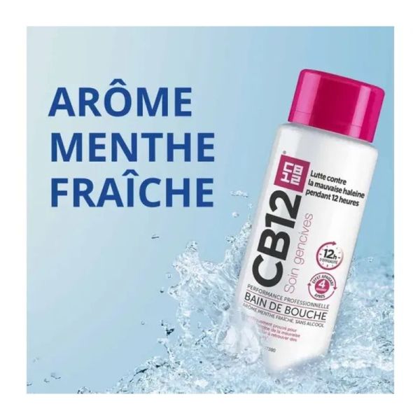 Bain de bouche soin gencives - menthe fraîche - 500 ml