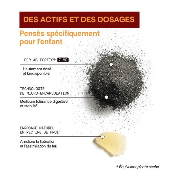 Fer enfants sans sucres - 30 gummies