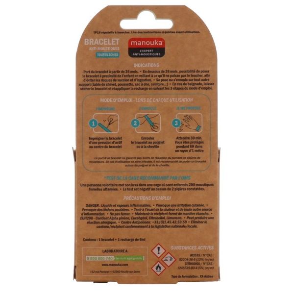 Bracelet Anti-Moustiques