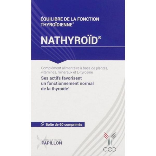 Nathyroïd Equilibre de la Fonction Thyroïdienne - 60 comprimés