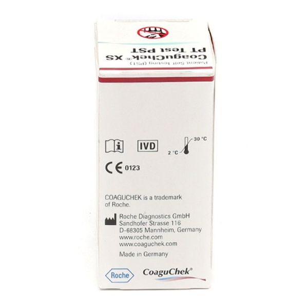 XS PT Test PST Bandelettes Mesure INR - 24 bandelettes