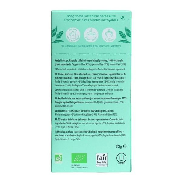 Infusion Trois Menthes Bio - 20 sachets