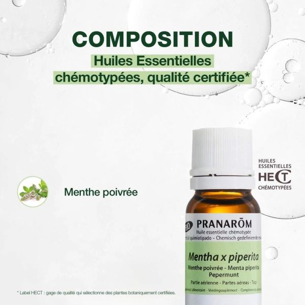 Huile Essentielle de Menthe poivrée - Bio - 5 ml