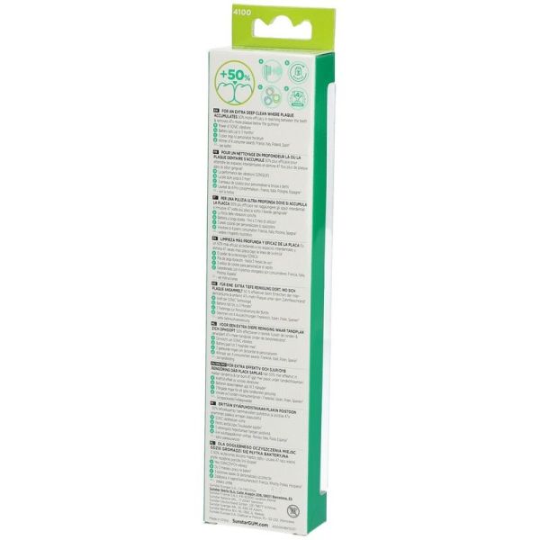 Brosse à Dents Sonic Blanche à Pile Souple Sonic Daily
