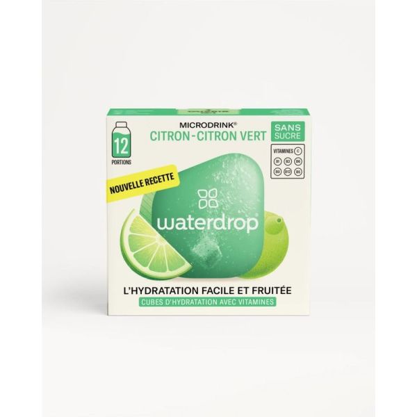 Waterdrop Microdrink Focus Cubes Effervescents - 12 cubes