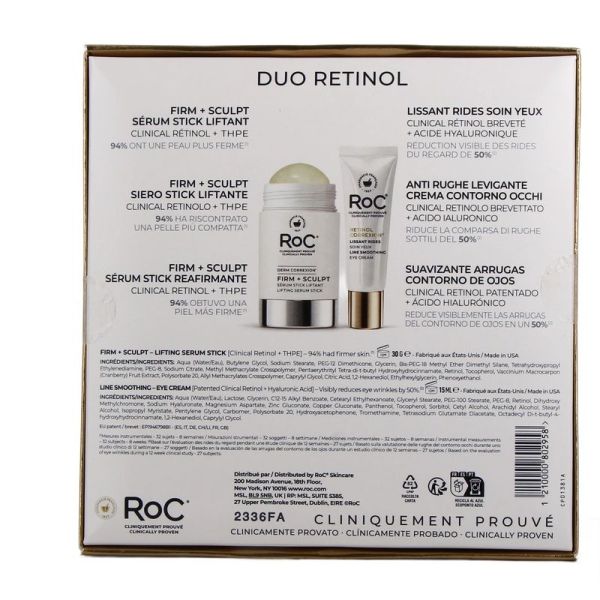Coffret Duo Retinol - 30 g + 15 ml