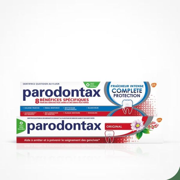 Dentifrice Gencives + Sensibilité Haleine Fraîcheur intense - 2 x 75 ml