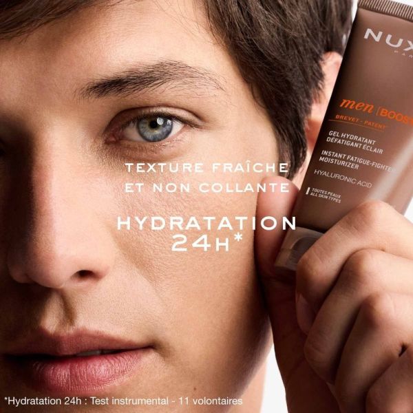 MUST-HAVES MEN [BOOST]3 - Sérum multi-actions 30 ml, Gel hydratant défatigant éclair 50 ml, Gel douche multi-usages 100 ml