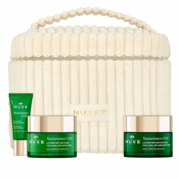 La Routine Anti-Âge Global Nuxuriance Ultra Alfa [3R] - Crème Anti-Âge Global 50 ml, Crème Nuit 50 ml, Soin Regard & Lèvres 15 ml