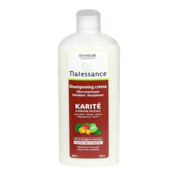 Natessance Shp Cr Karite/Kera Fl250Ml