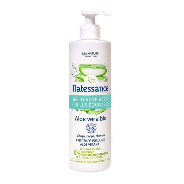 Natessance Bio Gel Aloe Vera Bio 400Ml