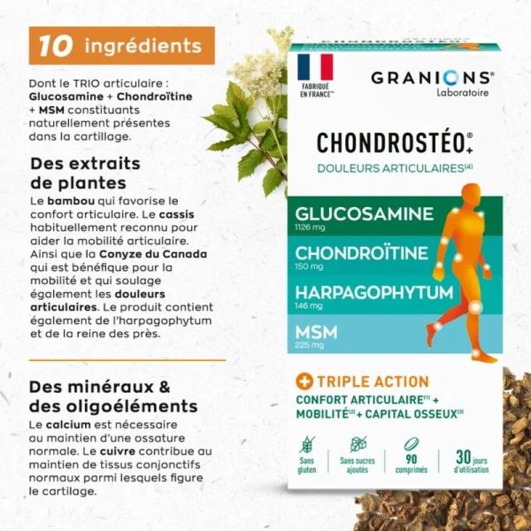 Chondrosteo+ Articulations - 90 comprimes