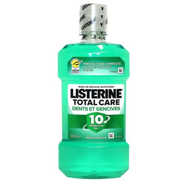Total Care bain de bouche dents et gencives menthe fraiche 500ml