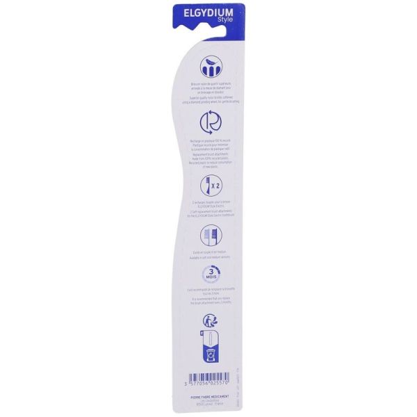 Style Recharge pour Brosse à Dents Électrique Souple - 2 brossettes