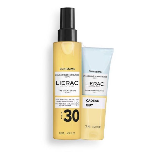 Duo Huile Solaire SPF30 + Gelée Après-Soleil Sunissime - Huile solaire 150 ml, Gelée après-soleil 75 ml