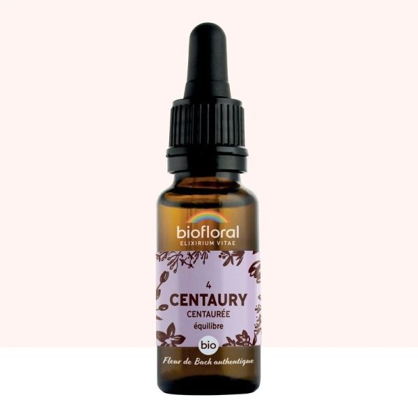 Fleur de Bach n 04 Centaury, Centauree - Bio Demeter - 20 ml