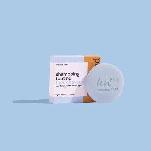 Mini shampoing solide tout nu tous types de cheveux - 20 g