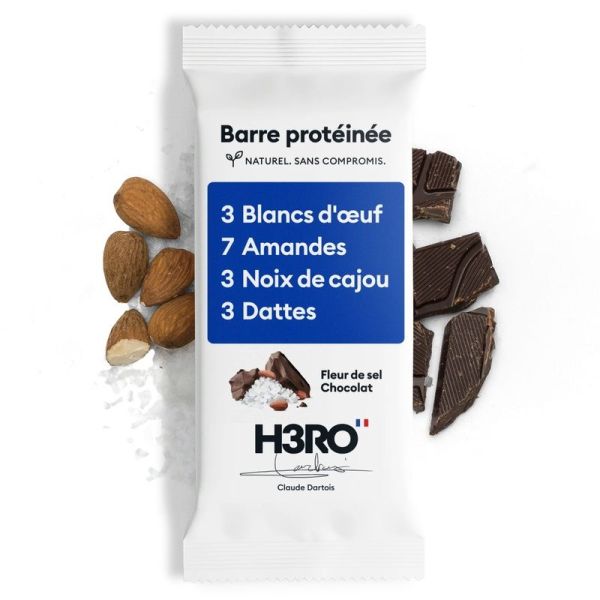 Barre protéinée - Fleur de sel Chocolat - 52 g