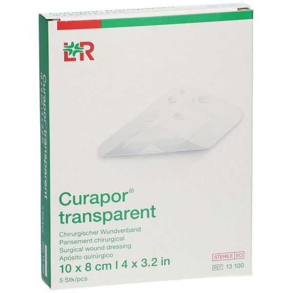 Transparent Stérile - 10 cm x 8 cm - 5 pansements